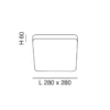 FABAS LUCE 3526-61-102 Deckenleuchte Folk weiss IP65