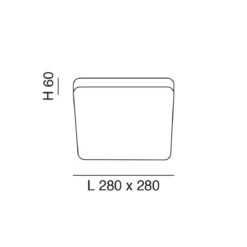 FABAS LUCE 3526-61-102 Deckenleuchte Folk weiss IP65
