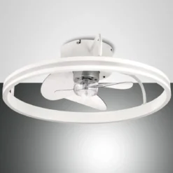 Fabas Luce 3709-65-102 Deckenleuchte Relais Ventilator weiss dimmbar
