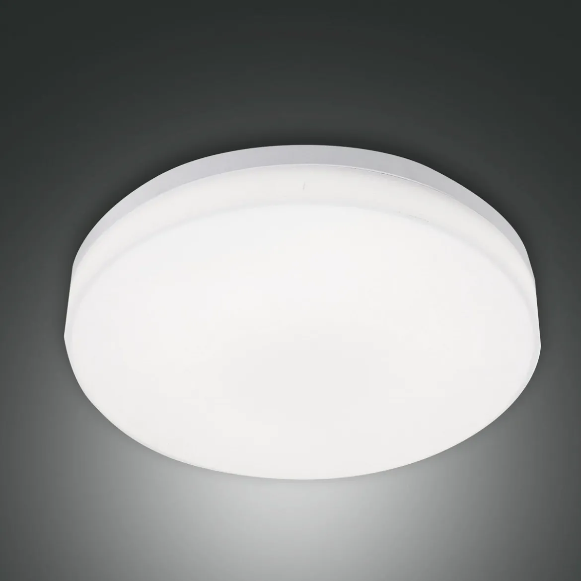 FABAS LUCE 3525-63-102 Deckenleuchte Trigo weiss mit Bewegungsmelder IP65