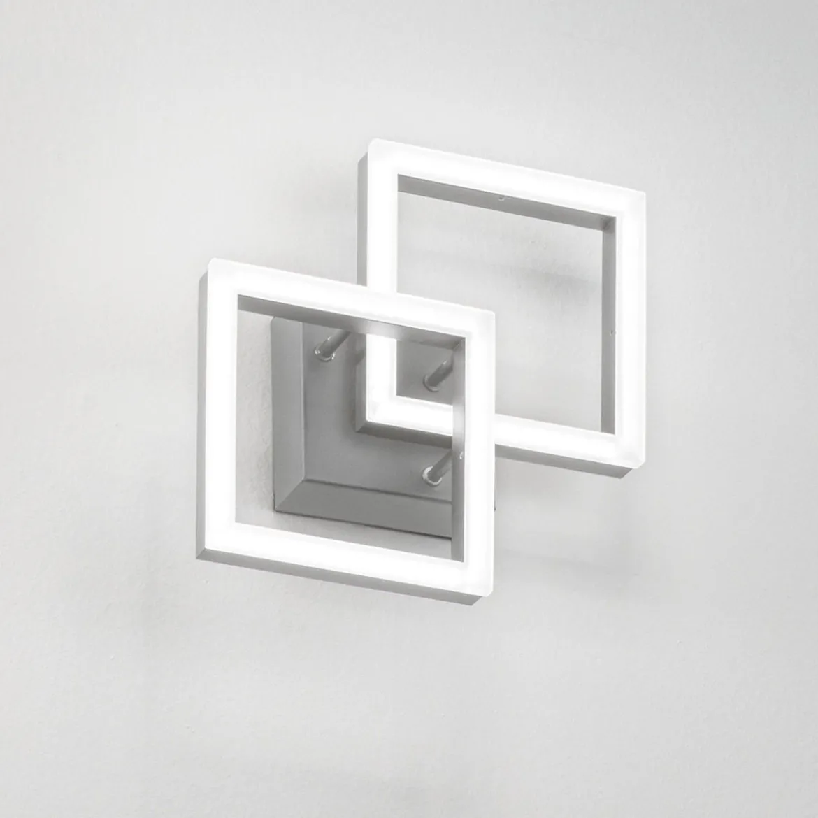 Fabas Luce 3394-28-282 LED Deckenleuchte Bard 29x29cm anthrazit 3000K dimmbar