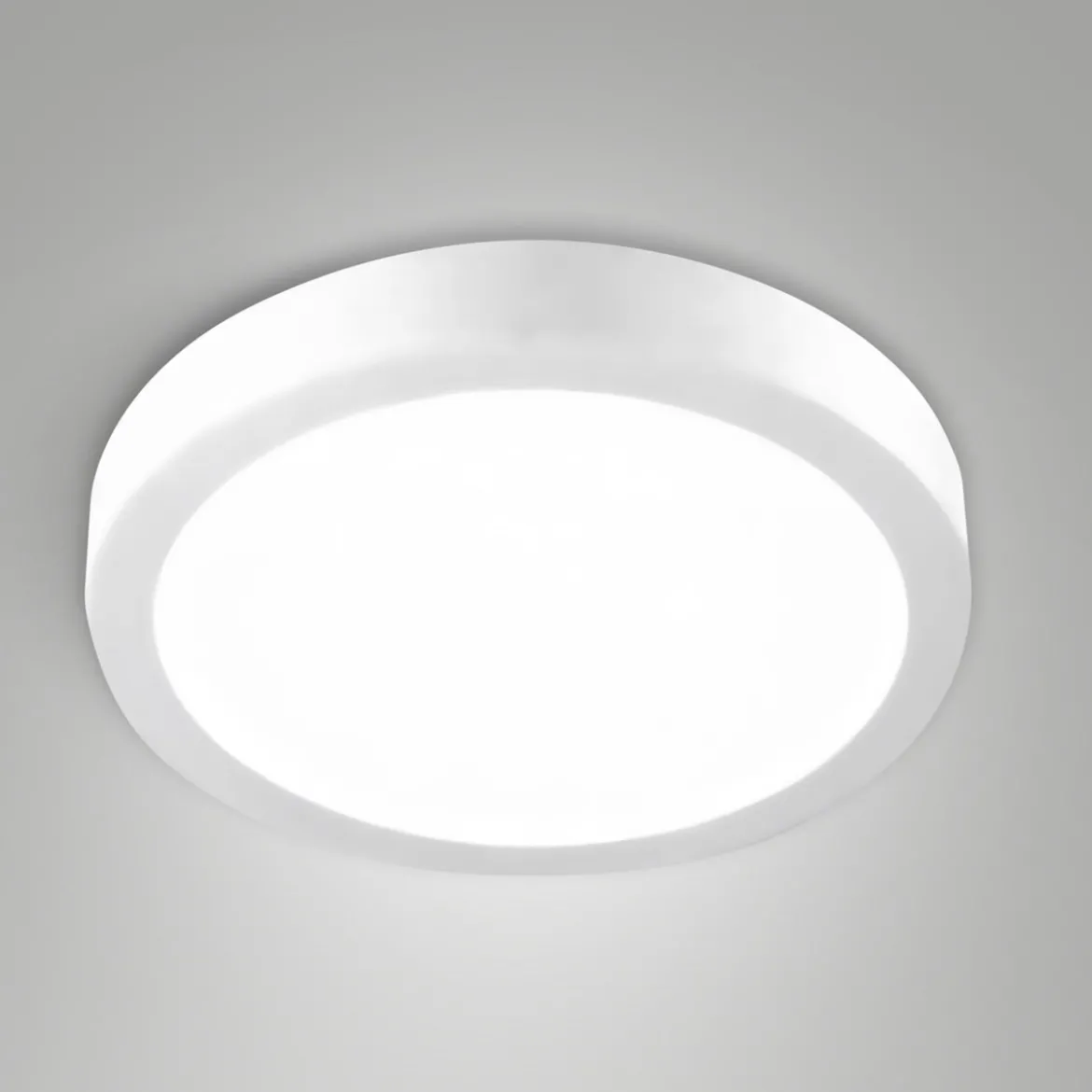Fabas Luce 6576-64-254 LED Deckenleuchte Nicole 24cm CCT weiß IP54