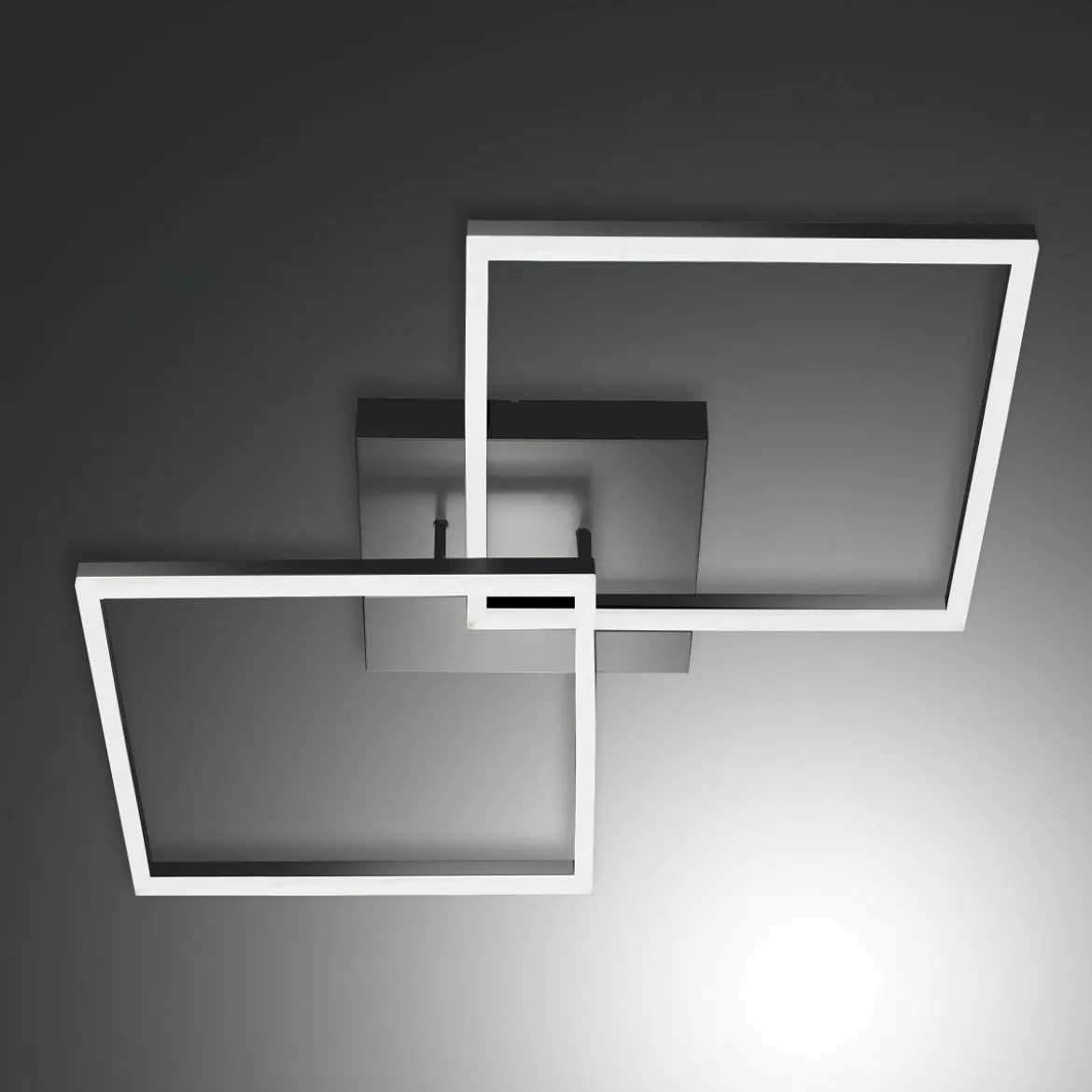 Fabas Luce 3394-66-282 LED Deckenleuchte Bard 65x65cm 4000K anthrazit
