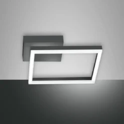 Fabas Luce 3394-23-282 LED Deckenleuchte Bard 30x30cm 4000K anthrazit