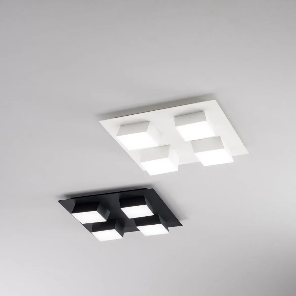 Fabas Luce 3601-84-102 LED Deckenleuchte Lucas weiß 35x35cm