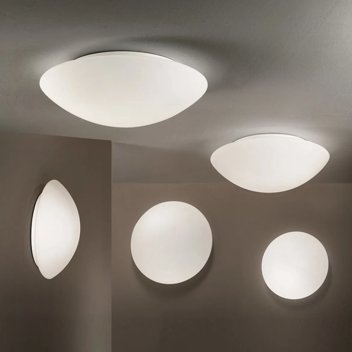 Fabas Luce 3563-61-102 LED Deckenleuchte Pandora 30cm weiß 3000K