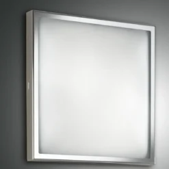 Fabas Luce 3565-61-138 LED Deckenleuchte Osaka 30x30cm 3000K chrom