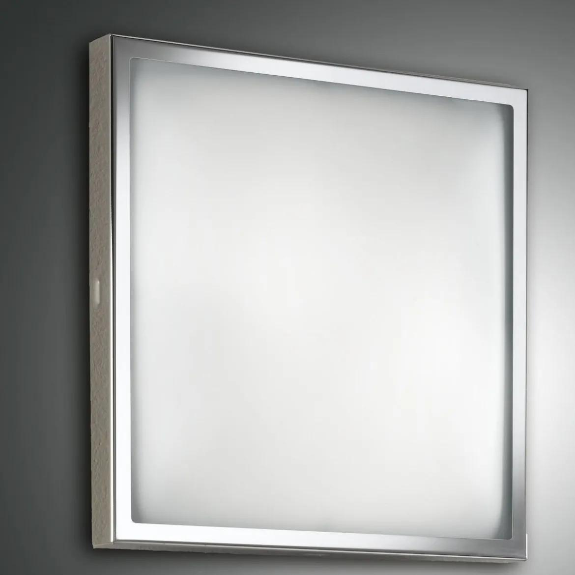 Fabas Luce 3565-61-138 LED Deckenleuchte Osaka 30x30cm 3000K chrom