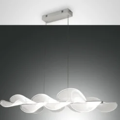 Fabas Luce 3626-49-102 LED Pendelleuchte Sylvie 78cm weiß dimmbar