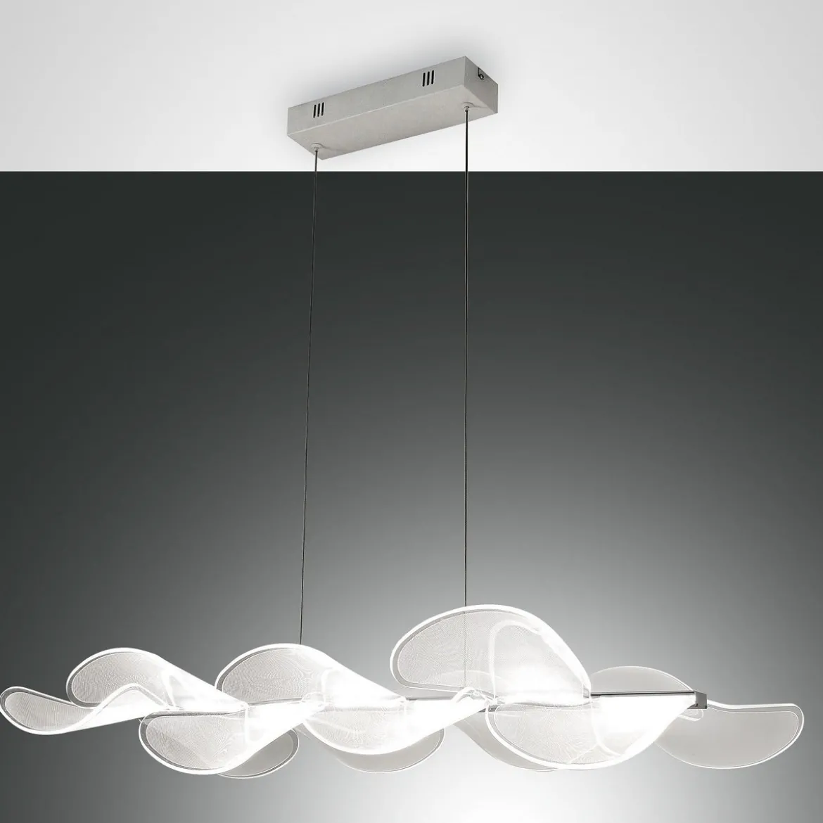 Fabas Luce 3626-49-102 LED Pendelleuchte Sylvie 78cm weiß dimmbar