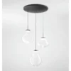 Fabas Luce 3774-47-241 LED Pendelleuchte Deva 3-flammig Transparent