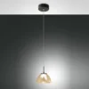 Fabas Luce 3764-41-365 LED Pendelleuchte Lucille 1-flammig cognac transparent