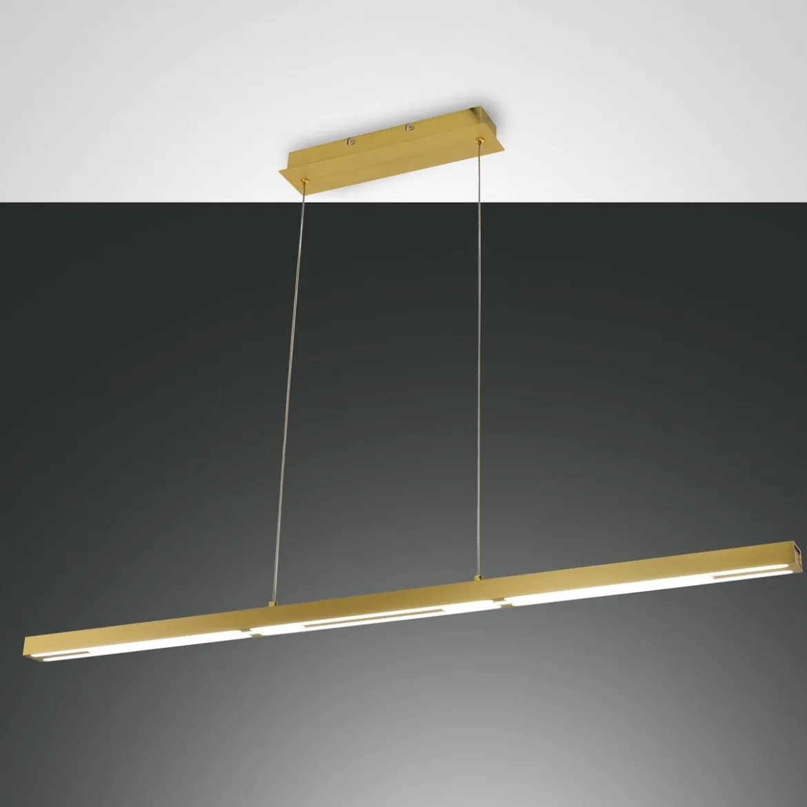 Fabas Luce 3712-45-119 LED Pendelleuchte Ling messing 3000K dimmbar