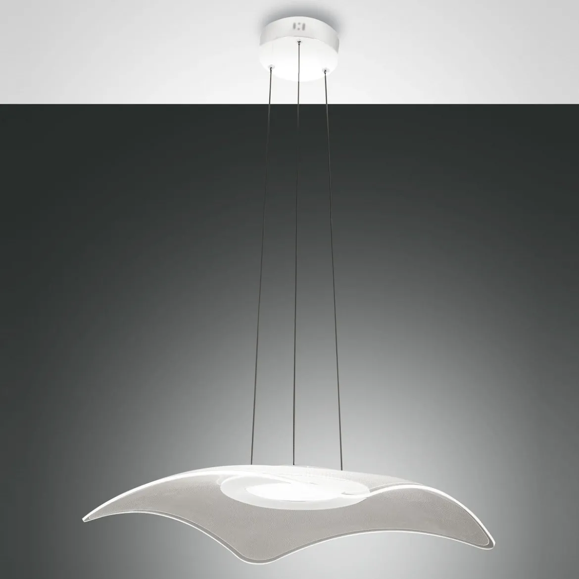 Fabas Luce 3589-45-102 LED Pendelleuchte Ibiza weiss 3000K dimmbar