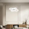 Fabas Luce 3743-45-102 LED Pendelleuchte Palau 2 Ringe weiss 3000K