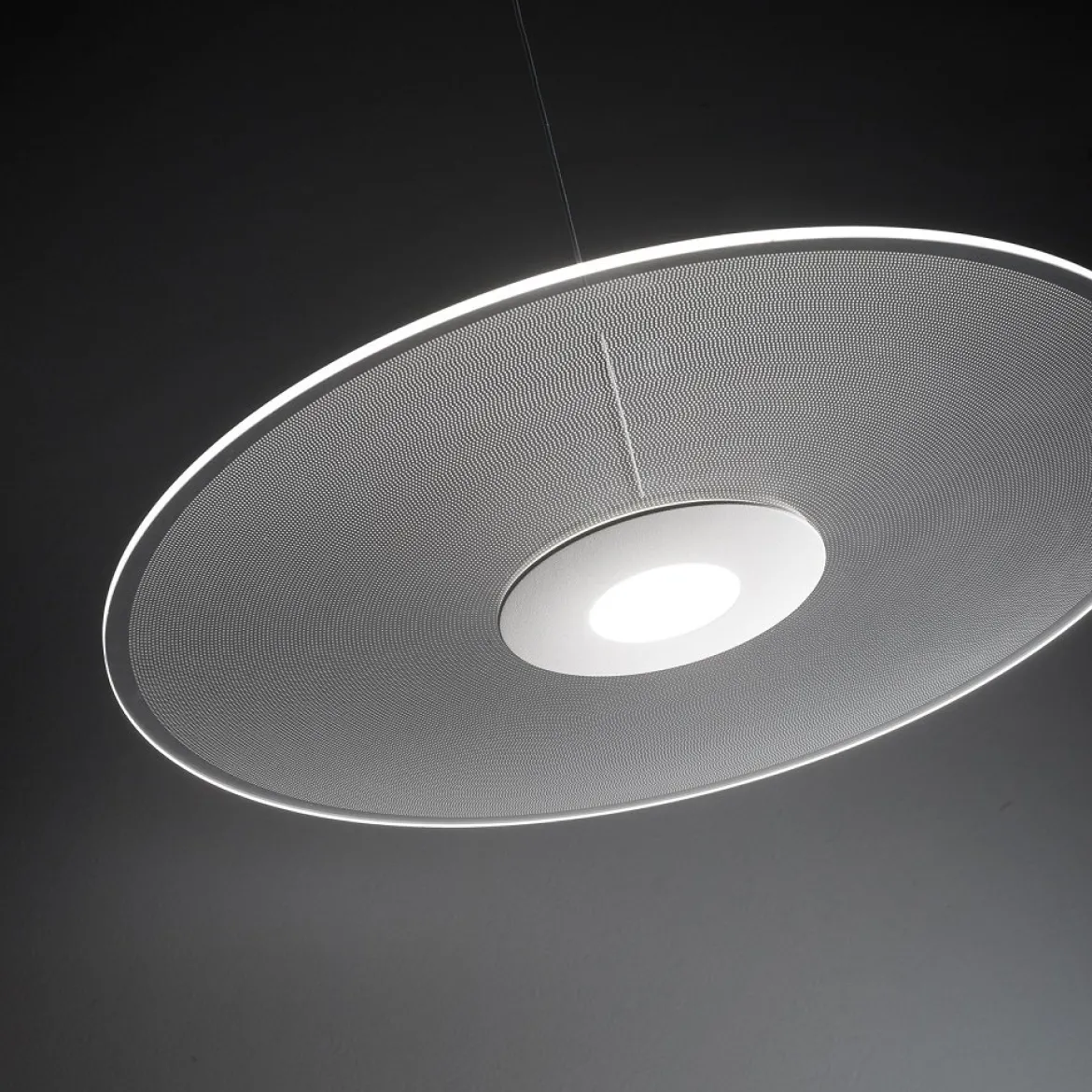 Fabas Luce 3590-45-102 LED Pendelleuchte Anemone weiss 3000K dimmbar
