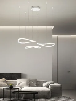 Fabas Luce 3711-47-102 LED Pendelleuchte Tirreno 3-flammig weiss 3000K dimmbar