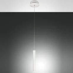 Fabas Luce 3685-40-102 LED Pendelleuchte Prado 1-flammig weiß 16cm