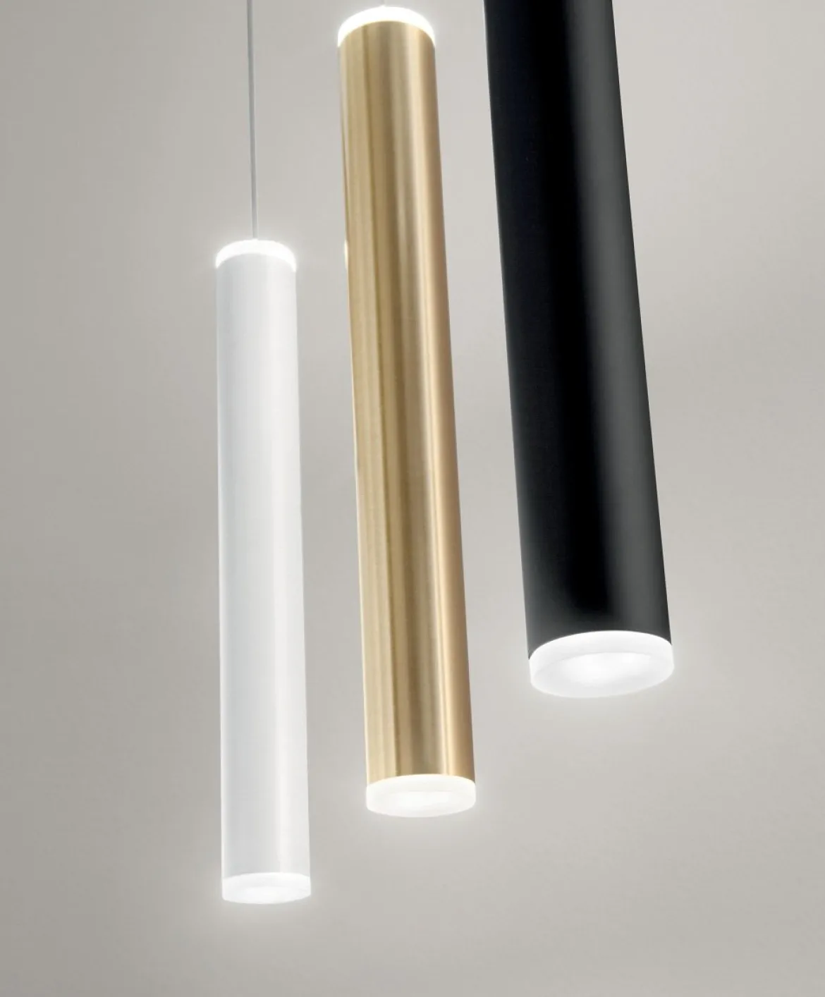 Fabas Luce 3685-40-209 LED Pendelleuchte Prado 1-flammig schwarz messing 16cm