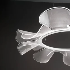 Fabas Luce 3626-45-102 LED Pendelleuchte Sylvie 72cm weiß dimmbar