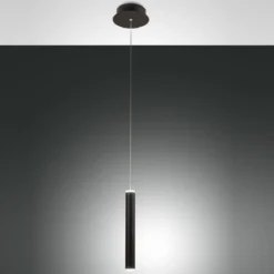 Fabas Luce 3685-40-101 LED Pendelleuchte Prado 1-flammig schwarz 16cm