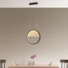 Fabas Luce 3695-40-101 LED Pendelleuchte Pierre 40cm schwarz holz
