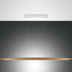 Fabas Luce 3676-45-215 LED Pendelleuchte Ribot eichenholz 130cm
