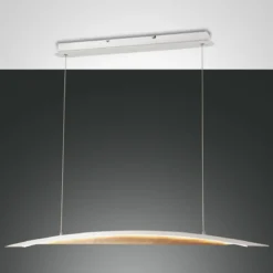 Fabas Luce 3697-40-102 LED Pendelleuchte Cordoba weiß holz 110cm