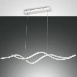 Fabas Luce 3666-45-102 LED Pendelleuchte Sinuo weiß 3-Step dimmbar