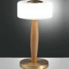 FABAS LUCE 3761-30-119 LED Tischleuchte Elea Messing satiniert
