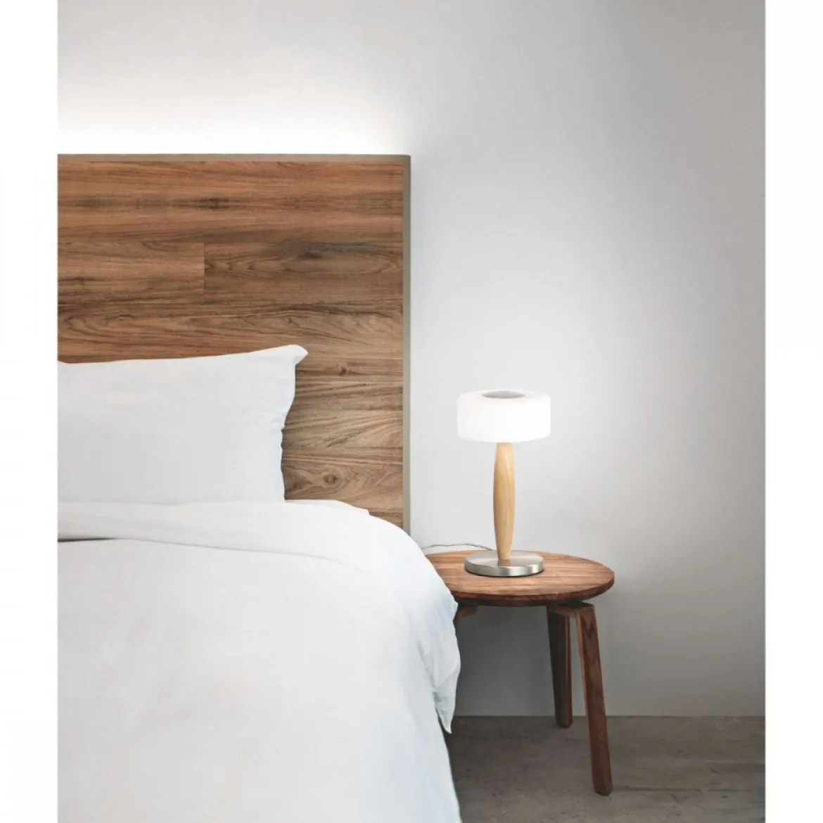 FABAS LUCE 3761-30-178 LED Tischleuchte Elea Nickel satiniert