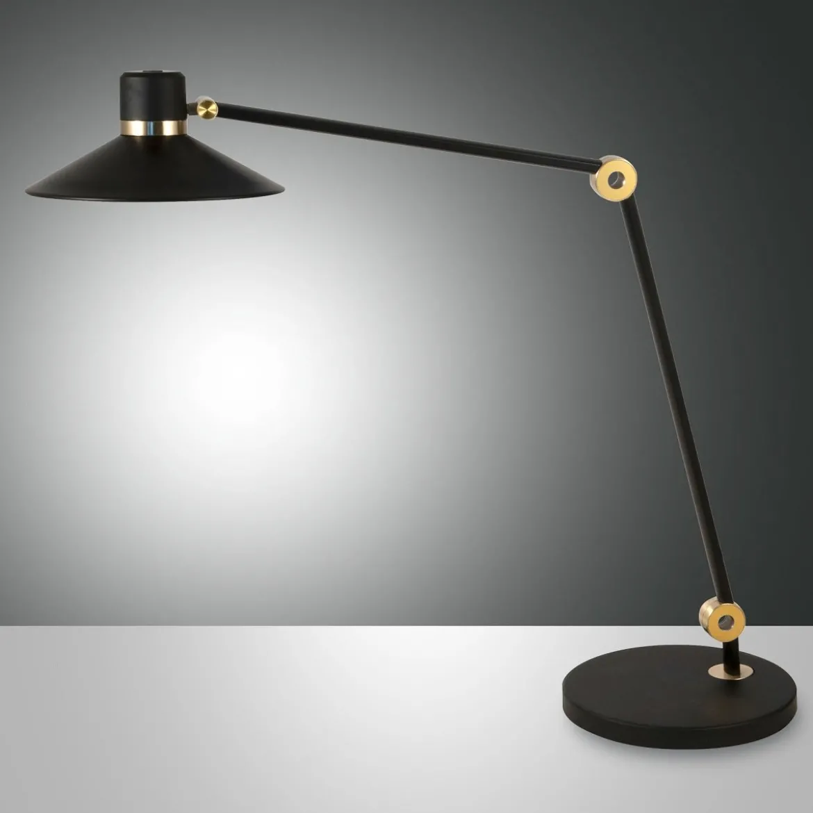 Fabas Luce 3675-30-101 LED Tischleuchte Panarea schwarz tunable white