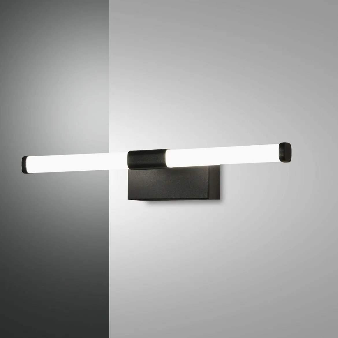 Fabas Luce 3720-21-101 LED Wandleuchte Ago schwarz 34cm IP44