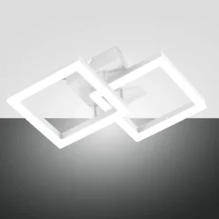 Fabas Luce  3394-28-102 LED Wandleuchte Bard 29x29cm 3000K weiß