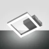 Fabas Luce 3394-24-282 LED Wandleuchte Bard 19x19cm anthrazit 3000K dimmbar