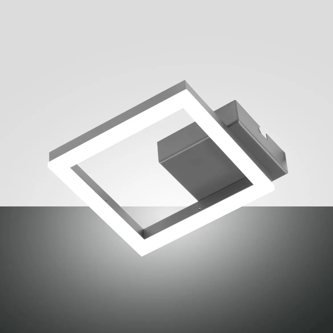 Fabas Luce 3394-24-282 LED Wandleuchte Bard 19x19cm anthrazit 3000K dimmbar