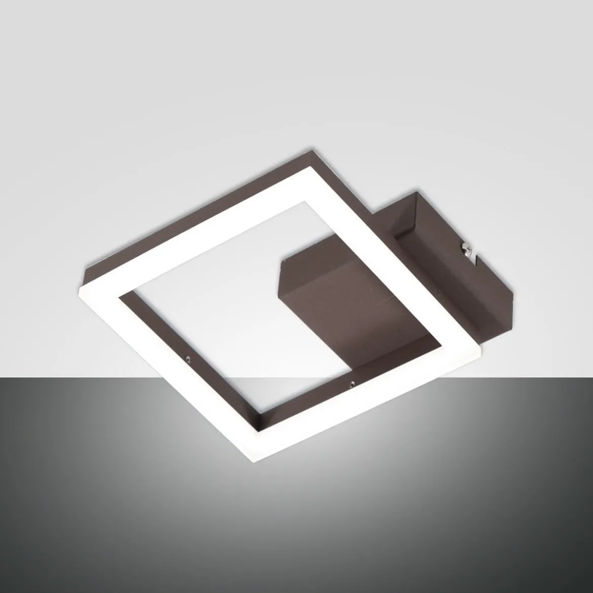 Fabas Luce 3394-24-361 LED Wandleuchte Bard 19x19cm 3000K rostbraun