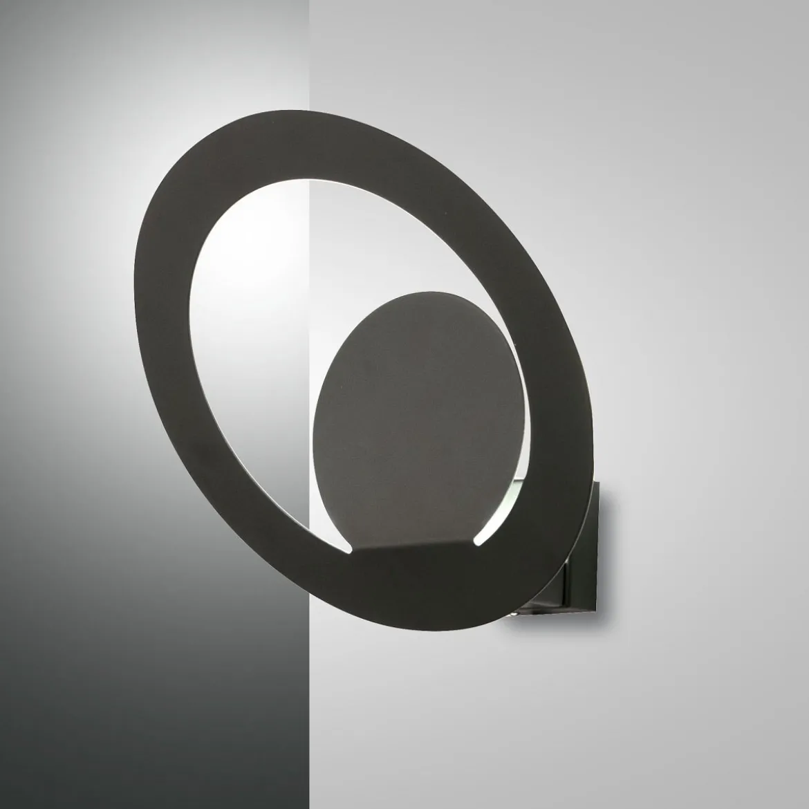 Fabas Luce 3664-21-101 LED Wandleuchte Hector schwarz dimmbar