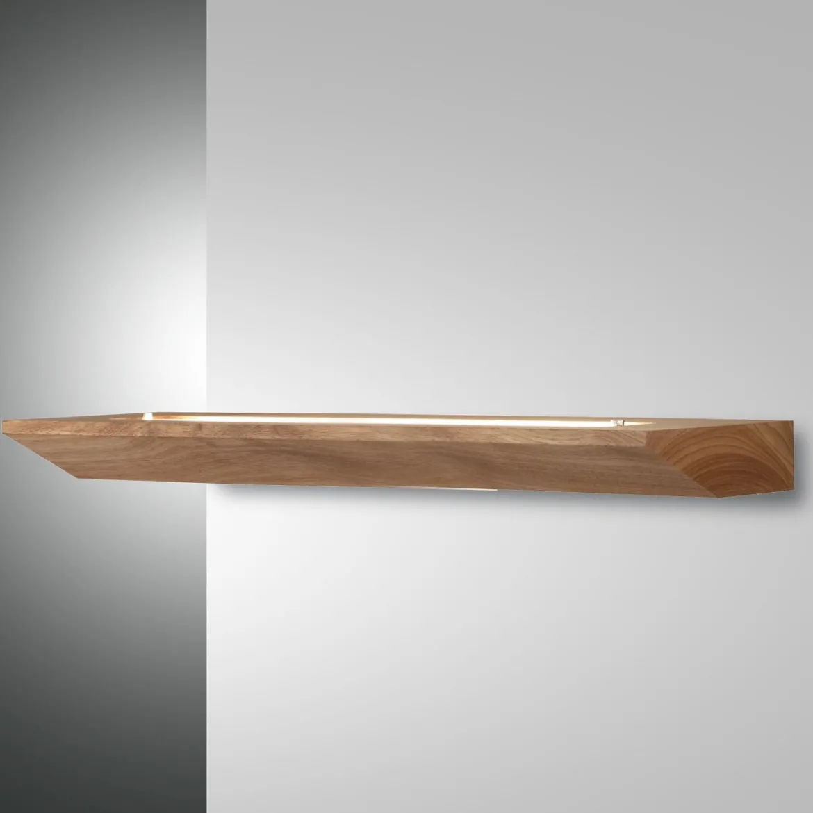Fabas Luce 3663-26-215 LED Wandleuchte Linus eichenholz 60cm