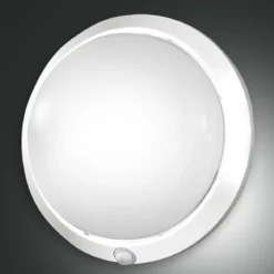 FABAS LUCE No. 2796-61-102 Deckenleuchte ARMILLA weiss IP 44 mit Bewegungsmelder
