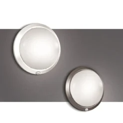 FABAS LUCE No. 2796-61-102 Deckenleuchte ARMILLA weiss IP 44 mit Bewegungsmelder