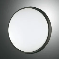 FABAS LUCE No. 3315-61-101 Deckenleuchte Olly LED 24cm Schwarz IP54
