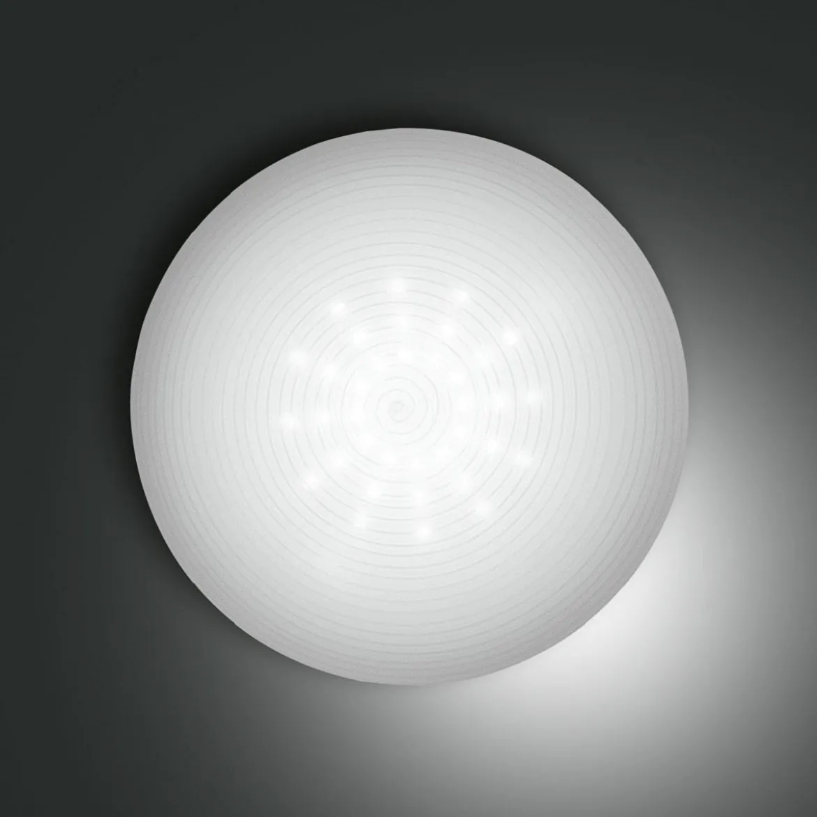 FABAS LUCE No. 3094-61-258 Deckenleuchte PANDORA LED D.30 weiss gewischt