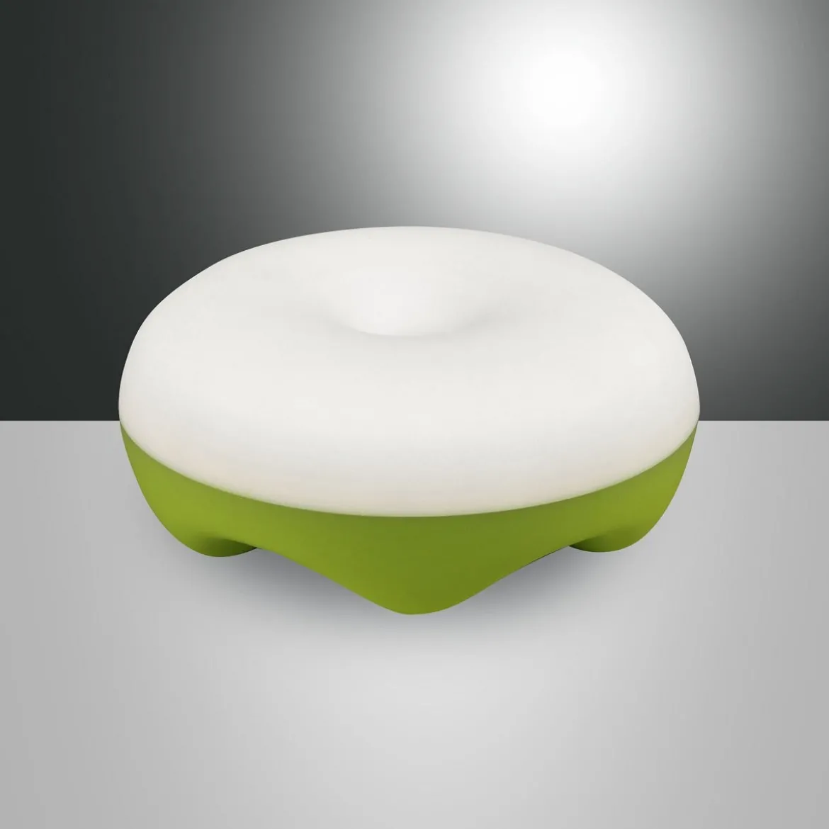 FABAS LUCE No. 3509-30-155 LED Akku Tischleuchte Bluma weiß grün 17 cm dimmbar