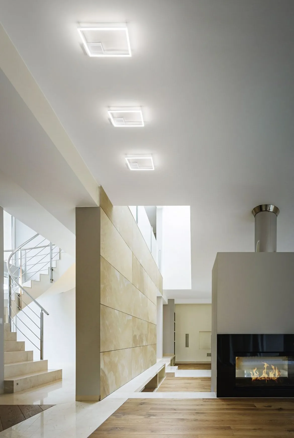 FABAS LUCE No. 3394-23-102 LED Deckenleuchte Bard 27x27 weiss dimmbar 4000K