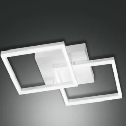 FABAS LUCE No. 3394-29-102 LED Deckenleuchte Bard 45x45 weiss dimmbar 4000K