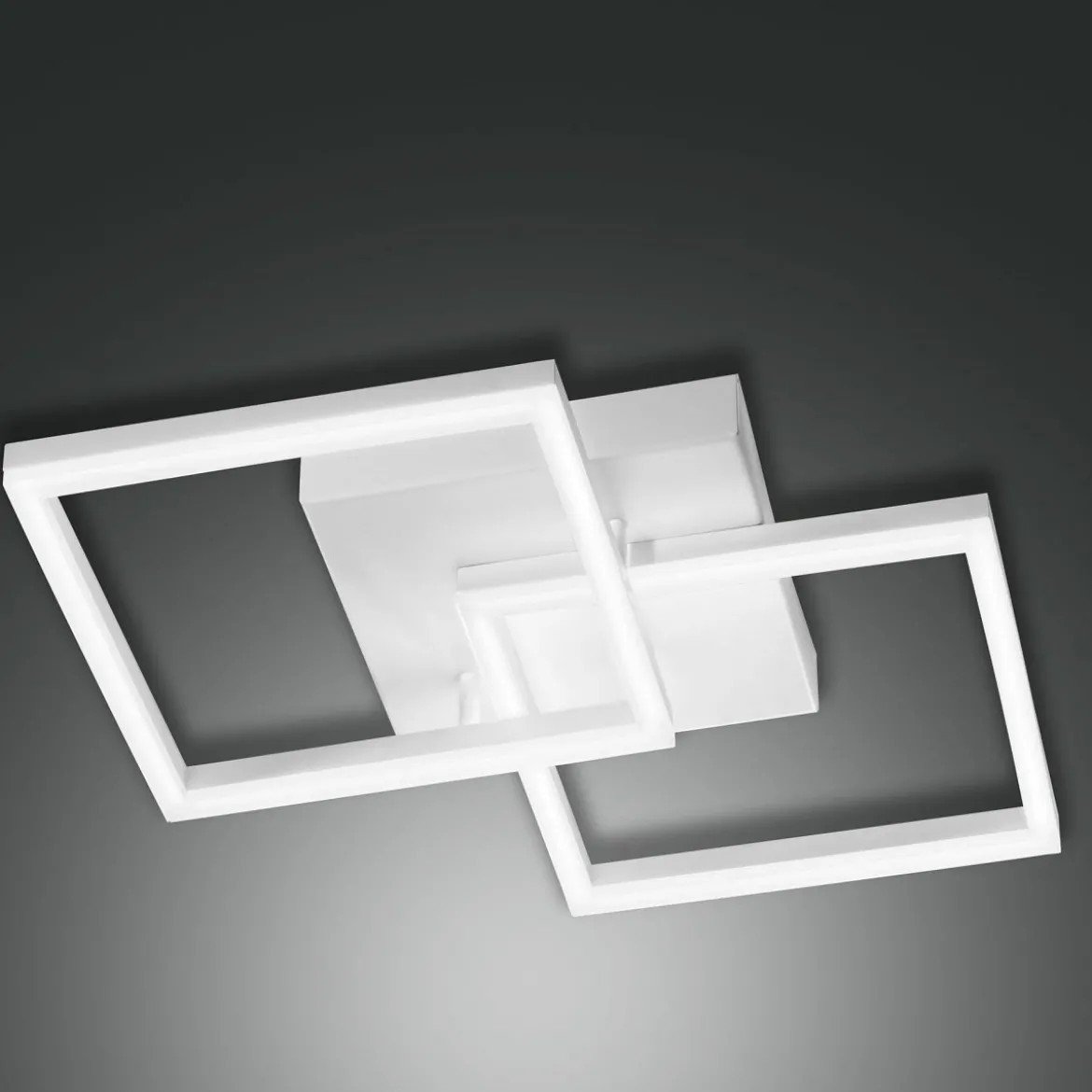 FABAS LUCE No. 3394-29-102 LED Deckenleuchte Bard 45x45 weiss dimmbar 4000K