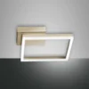 FABAS LUCE No. 3394-21-225 LED Deckenleuchte Bard 27x27 gold edelmatt dimmbar