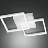 FABAS LUCE No. 3394-22-102 LED Deckenleuchte Bard 45x45 weiss dimmbar