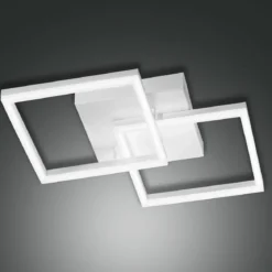 FABAS LUCE No. 3394-22-102 LED Deckenleuchte Bard 45x45 weiss dimmbar
